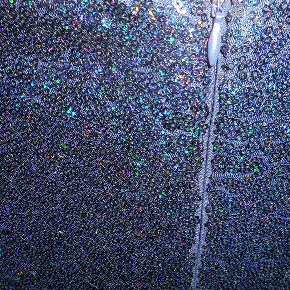 NWT Calvin Klein full sequins navy dress, size 4 - Picture 6 of 7